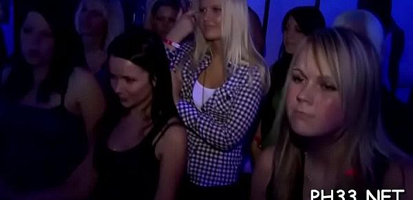  Plenty of bang on dance floor blow jobs from blondes wild fuck